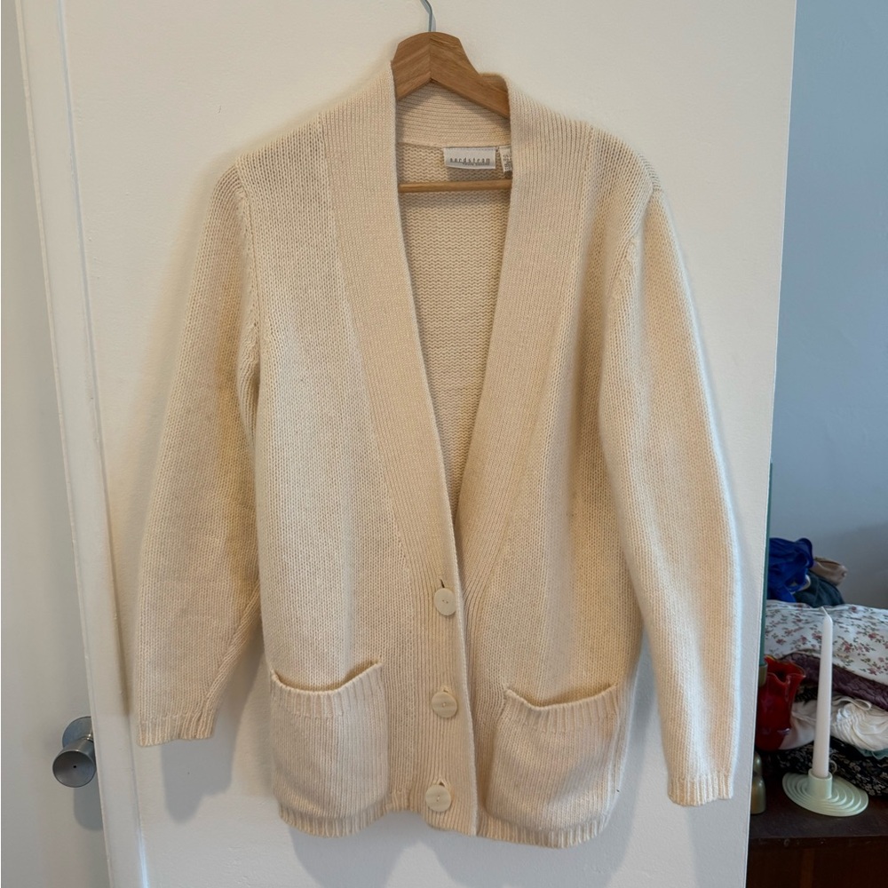 Vintage Nordstrom Cream Cardigan